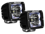 Rigid Radiance 20200 Pod LED Light Pair - White Illuminate Background Light - Van Kam Truck & Trailer