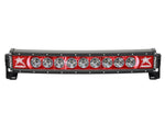 Rigid Industries Radiance Curved 20" Light Bar 32002 Red-Black Light - Van Kam Truck & Trailer