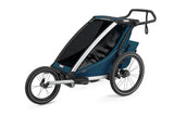 Thule Chariot Cross 1-Seat Multi-Sport Bike Trailer- Majolica Blue