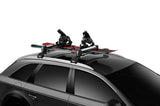 Thule SnowPack Ski / Snowboard Rack, 4 Pair-Aluminum M 4Pr Ski's / 2 Boards