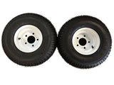 Tire & Wheel 18.5-8 (215/60-8) C/5H White -Pair