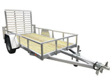 aluminum trailer, ramp trailer, open trailer, utility trailer