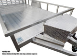 aluminum trailer, aluminum deck