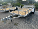 open trailer, aluminum trailer, utility trailer, cargo trailer