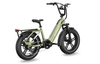 MOKWHEEL Scoria Power Station Electric Bike- Dark Olive Green