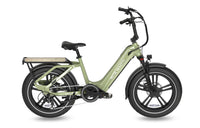 MOKWHEEL Scoria Power Station Electric Bike- Dark Olive Green