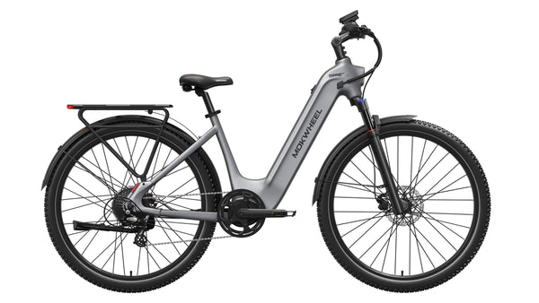 Mokwheel Tarmac ST Commuter Electric Bike -Gray– Van Kam Truck & Trailer