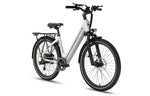 Mokwheel electric bike, Asphalt e-bike, electric bike, white bike, battery bike