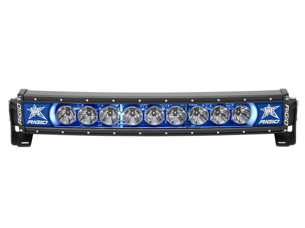 Rigid Industries Radiance Curved 20" Light Bar 32001 Blue-Black Light - Van Kam Truck & Trailer
