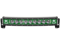Rigid Industries Radiance Curved 30" Light Bar 33003 Green-Black Bar - Van Kam Truck & Trailer