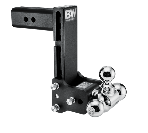 Tow & Stow, trailer hitch, adustable ball, ball mount