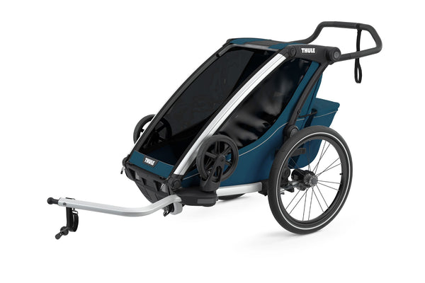 Thule Chariot Cross single 1-seat multisport bike trailer majolica blue