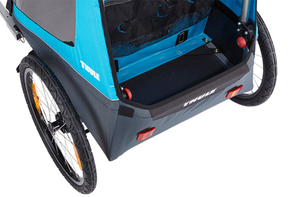 thule coaster xt bike trailer and stroller Thule Blue Coaster XT Bike Trailer