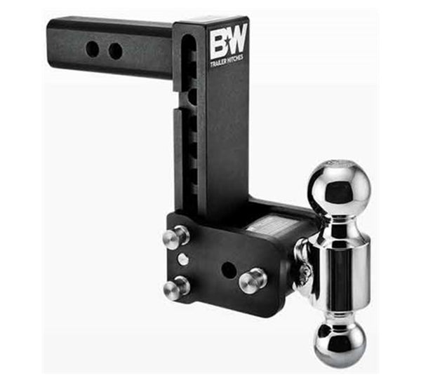 B&W TS20040B Tow & Stow 7" Adjustable Dual-Ball Ball Mount for 2-1/2" Receivers