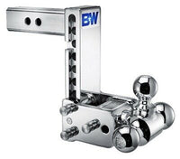 B&W TS10048C Tow & Stow 5" Adjustable Tri-Ball Ball Mount for 2" Receivers