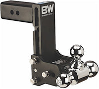 B&W TS20049B Tow & Stow 7" Adjustable Tri-Ball Ball Mount for 2-1/2" Receivers